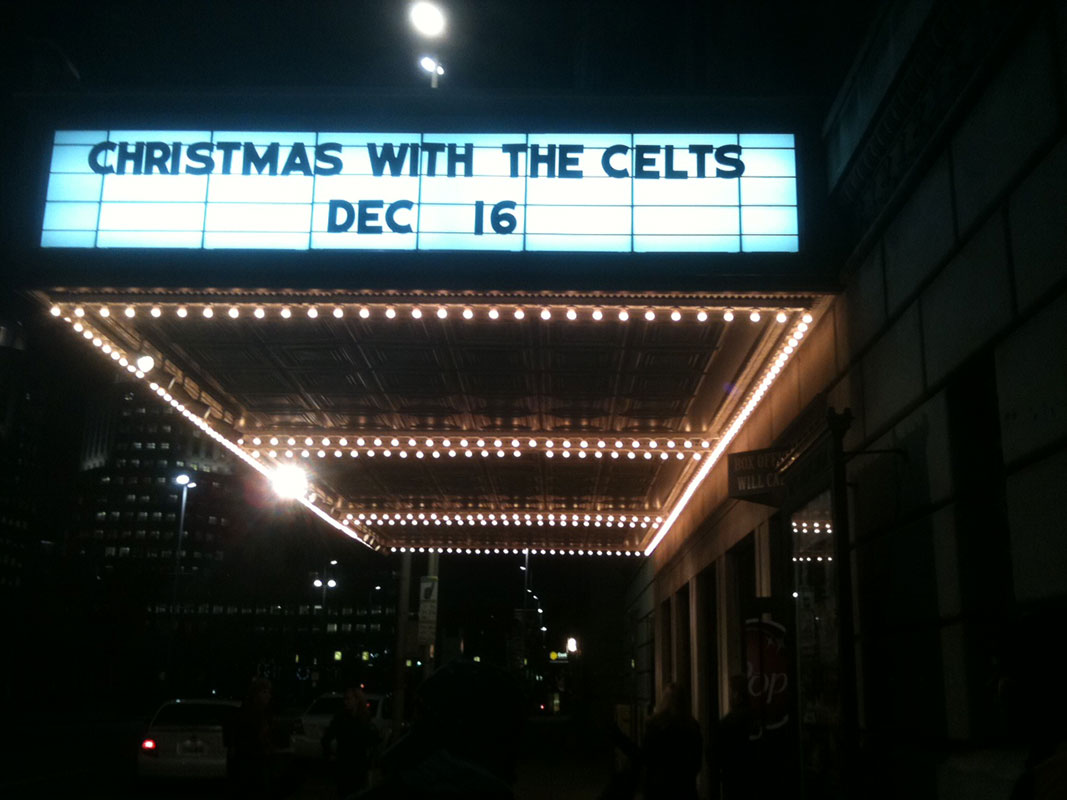 Christmas with the Celts Marquee